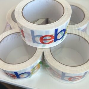 5x 2" x 75 yard Classic eBay-Branded Shipping Tape